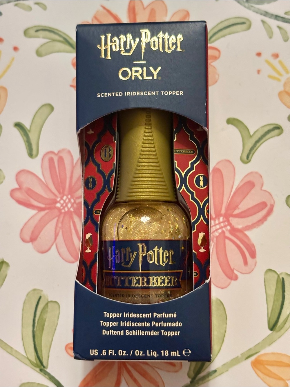 ORLY Harry Potter Butterbeer Iridescent Gold Cake Topper